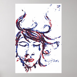 dunkle Gewässer Poster