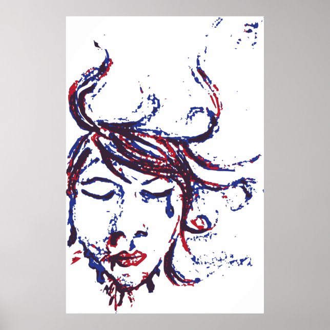 dunkle Gewässer Poster (Vorne)