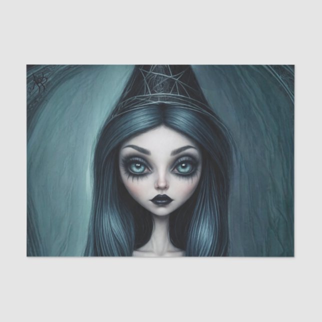 Dunkle Goddess Hexe Dekoupage Paper Seidenpapier (Vorderseite)