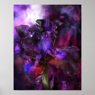 Dunkle Goddess - Iris Fine Art Poster/Print Poster