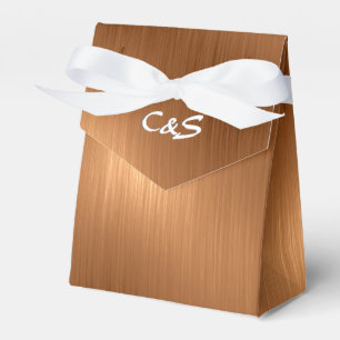 Dunkle Gold Personalisierte Gefälligkeitsboxen Geschenkschachtel