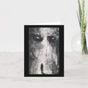 Dunkle Gothic-Dämonen-Pfad-Horror-Kunst-Böser-Grun Karte