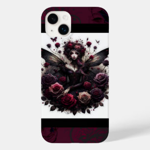 Dunkle Gothic Forest Fairy Floral Rose Burgund Case-Mate iPhone 14 Plus Hülle