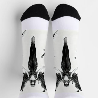 Dunkle Gothic Socken