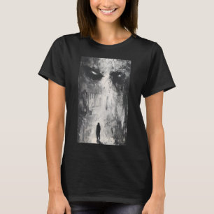 Dunkle Gotische Dämonenweg Horror Art Evil Grunge T-Shirt