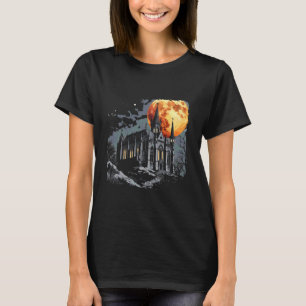 Dunkle gotische Kathedrale Grunge Kirche Alt Ästhe T-Shirt
