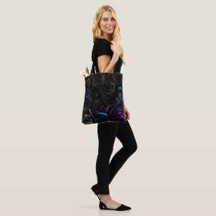 Dunkle gotische Rosen Samt Blumen Textur Muster