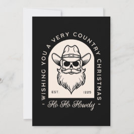 Dunkle gotische Weihnachtslandschaft Feiertagskarte