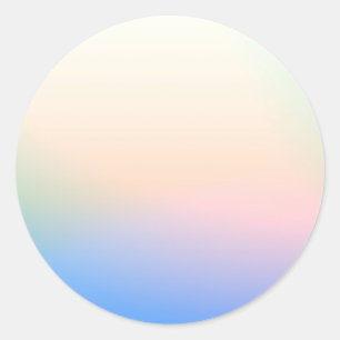 Dunkle Gradient Custom Trendy Runder Aufkleber