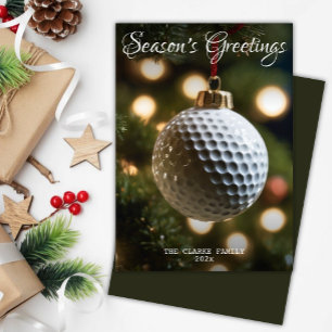 Dunkle grüne Golfsaison Weihnachten