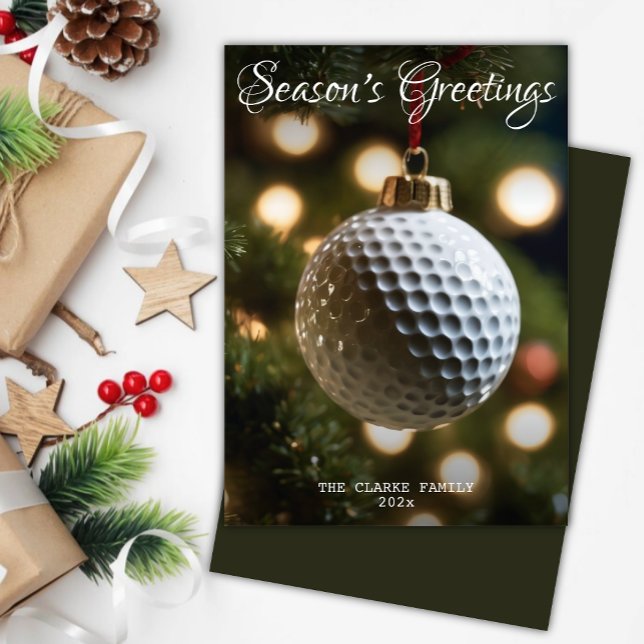 Dunkle grüne Golfsaison Weihnachten (Von Creator hochgeladen)