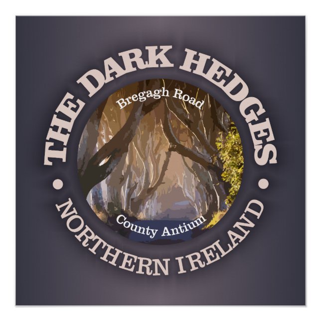 Dunkle Hecken (rd) Poster (Vorderseite)