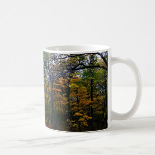 Dunkle Herbstfarben Kaffeetasse