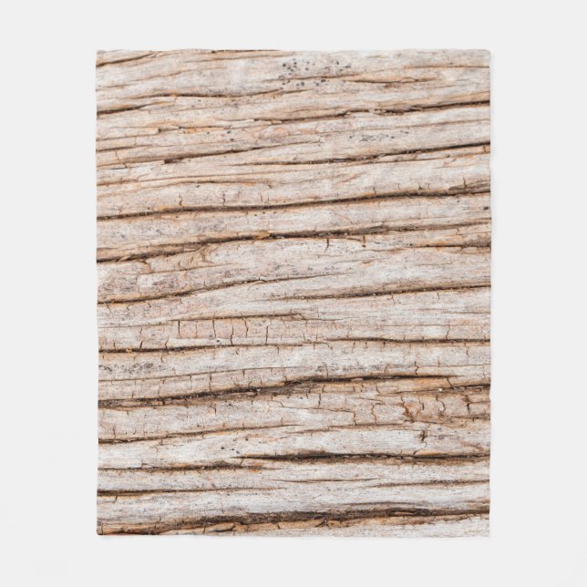 dunkle Holzstruktur. Abstrakter Hintergrund Vintag Fleecedecke (Vorderseite)