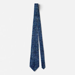 Dunkle Jeans Krawatte