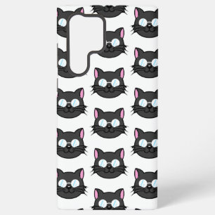 Dunkle Katze Schwarze Katze Gray Cat Tragen Brille Samsung Galaxy Hülle