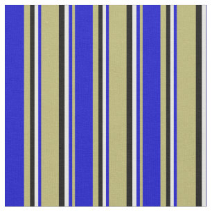 Dunkle Khaki, blaue, weiße und schwarze farbige Li Stoff
