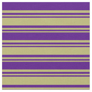 Dunkle Khaki- und Indigofarbenstreifen Stoff