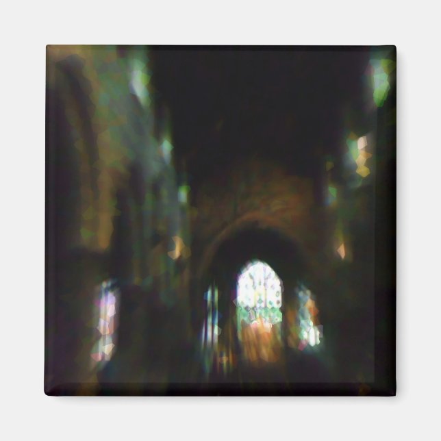 Dunkle Kirche Magnet (Vorne)