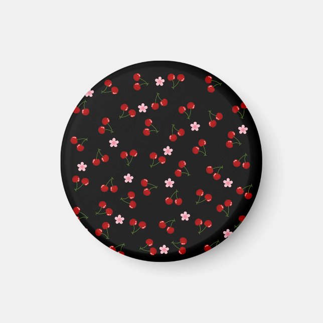 Dunkle Kirschen Magnet (Vorne)