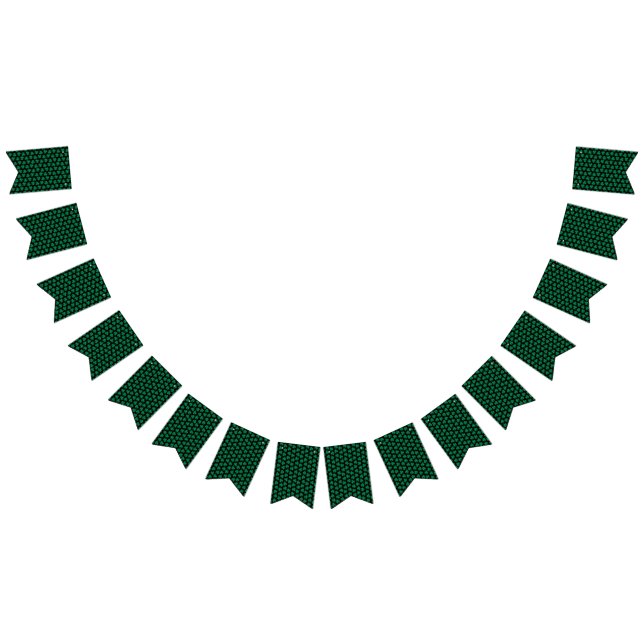 Dunkle Kleeblätter Nacht Wimpelkette (Alle)