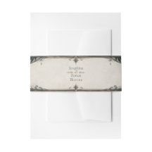 Dunkle Königreich Gothic-Fantasy-Hochzeitseinladun
