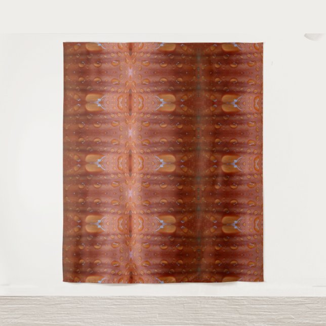 Dunkle Koralle Wandteppich (Vorderseite)