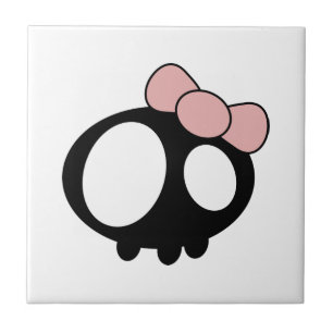 Dunkle Lady Keramik Tile Fliese