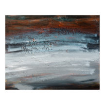 Dunkle Landschaft Abstraktes Acrylic auf Leinwand