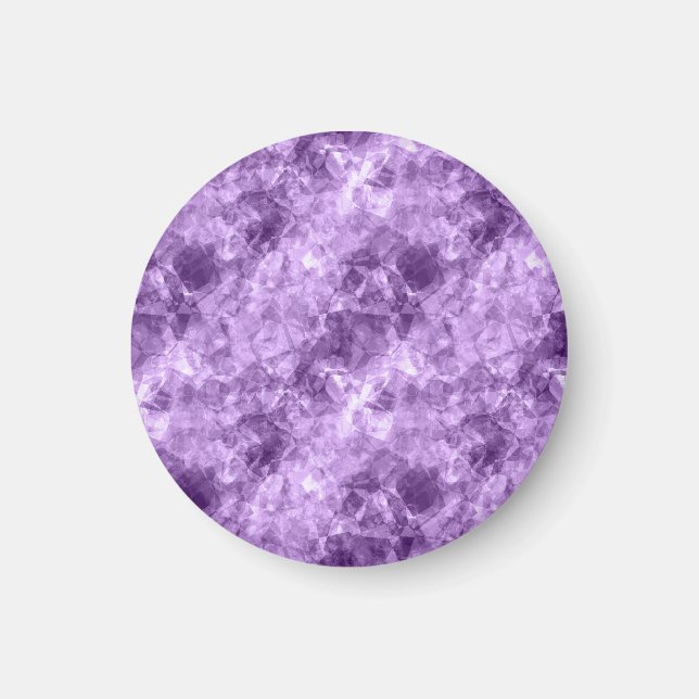 Dunkle Lila Krummstoff Textur Magnet (Vorne)