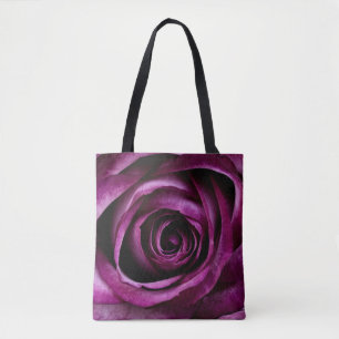 Dunkle lila Rose