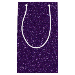 Dunkle Lila Sparkle Glitzer Geschenktasche Kleine Geschenktüte