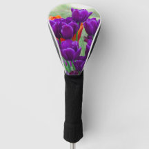 Dunkle lila Tulpen-Puppe