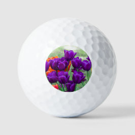 Dunkle lila Tulpen-Puppe Golfball