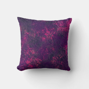 Dunkle lila violette Textur Wildledermarmor g Kissen