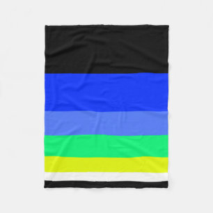 Dunkle Linien Fleecedecke