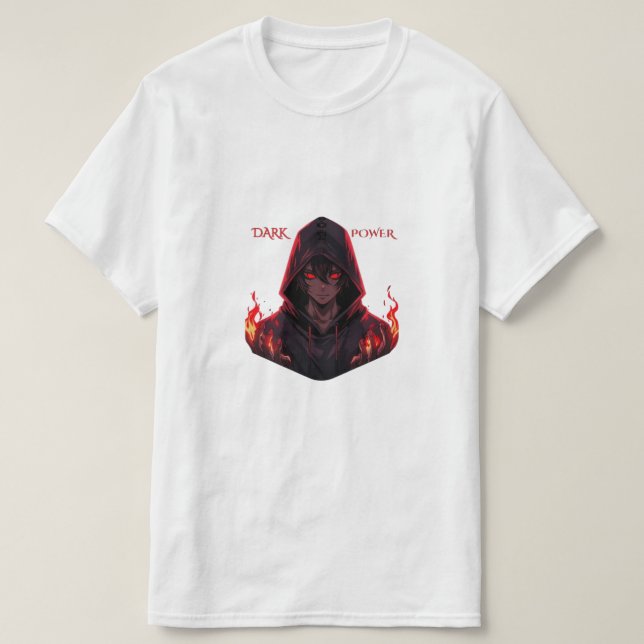 Dunkle Macht - Anime Force  T-Shirt (Design vorne)