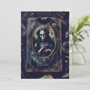 Dunkle Magie-Halloween-Party Einladung