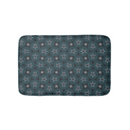Dunkle Marine Denim Seaside Dollar Boy's Room Badematte