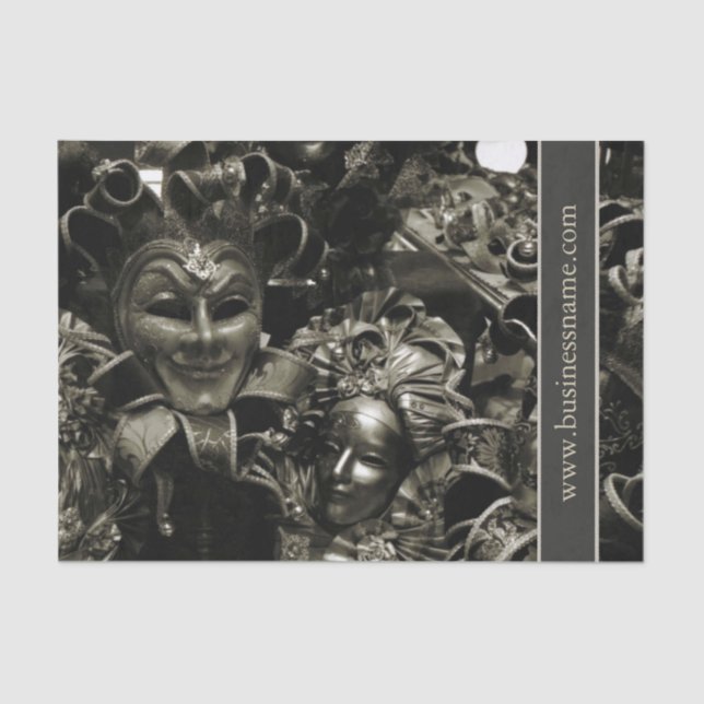 Dunkle Maskerade Seidenpapier (Vorderseite)