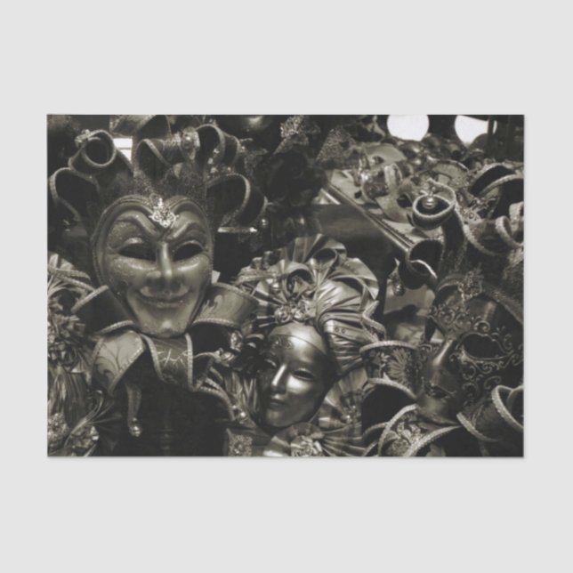 Dunkle Maskerade Seidenpapier (Vorderseite)