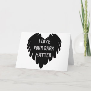 Dunkle Materie Feiertagskarte