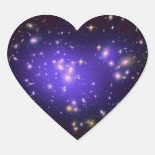 Dunkle Materie in Galaxy Cluster Abell 1689 (Hubbl Herz-Aufkleber