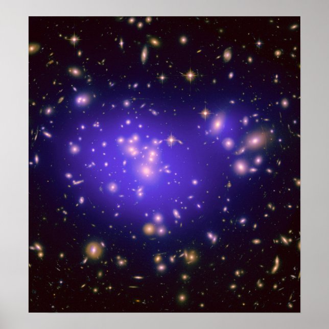Dunkle Materie in Galaxy Cluster Abell 1689 (Hubbl Poster (Vorne)