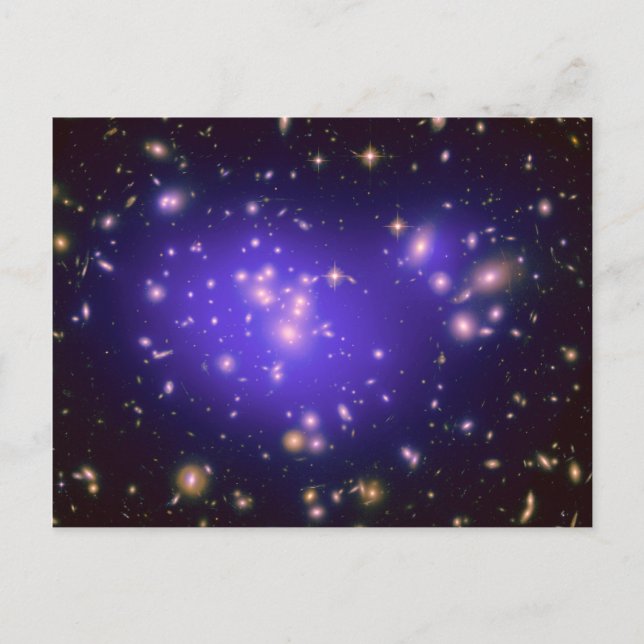 Dunkle Materie in Galaxy Cluster Abell 1689 (Hubbl Postkarte (Vorderseite)