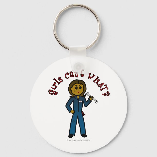 Dunkle Mechanik Schlüsselanhänger (Vorderseite)