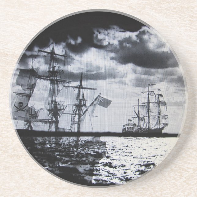 Dunkle Meere Untersetzer (Vorne)