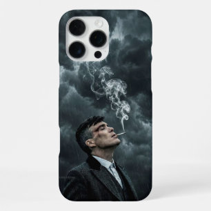 Dunkle, melancholische Regen-Grafik-Kunst mit Ziga iPhone 16 Pro Max Hülle