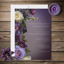 Dunkle, melancholische, violette Lavendel-Blumen-