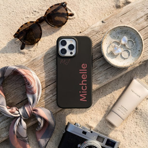 Dunkle minimalistische Ästhetik Staubrose Benutzer iPhone 16 Pro Max Hülle